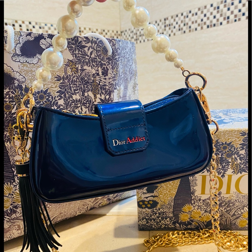DIOR PARFUMS mini Cosmetic Bag with chain